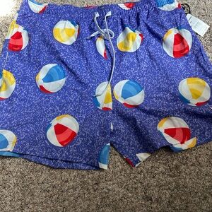 Colorful Beach Ball Swim Shorts
